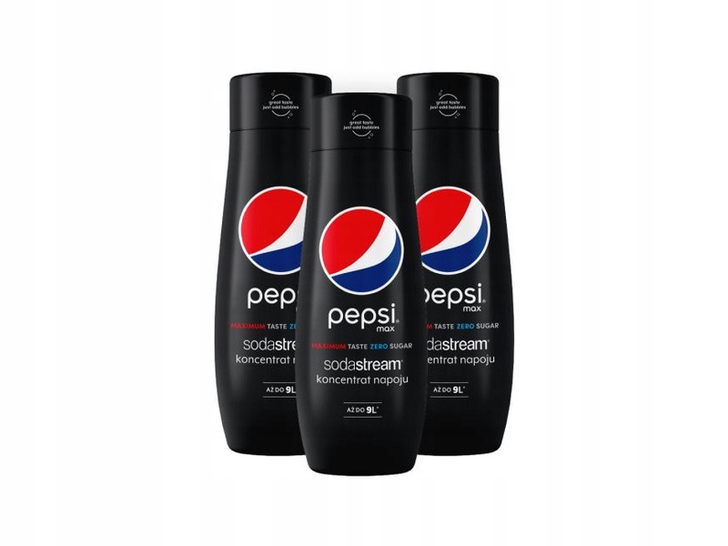 Syrop SODASTREAM Pepsi Max Zero bez cukru 3 x 440