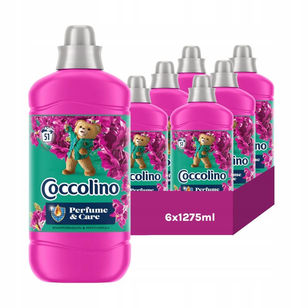 Zestaw 6X Coccolino Snapdragon & Patchouli Płyn Do Płukania, 1275ML