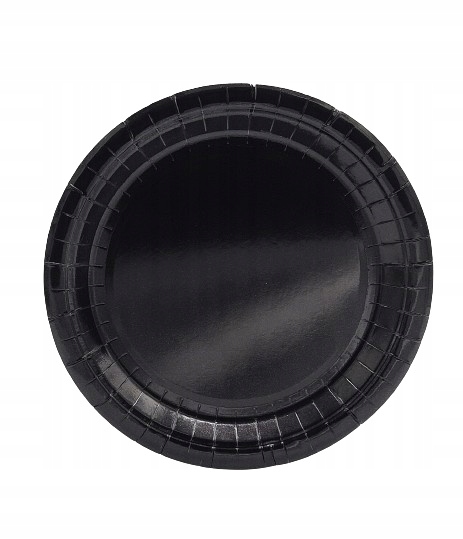 ZESTAW CZARNY TALERZYKI + KUBECZKI + SŁOMKI EAN (GTIN) 5906269931916