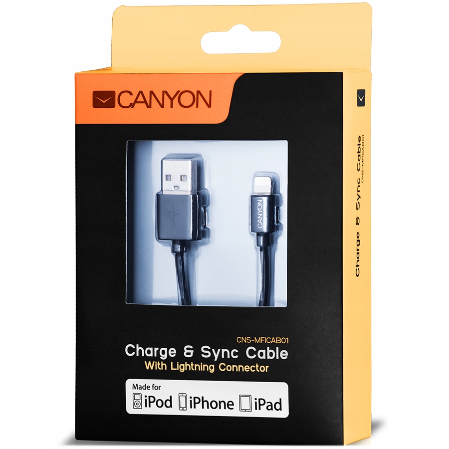 

Certyfikowany Kabel Lightning Apple iOS iPhone 1M