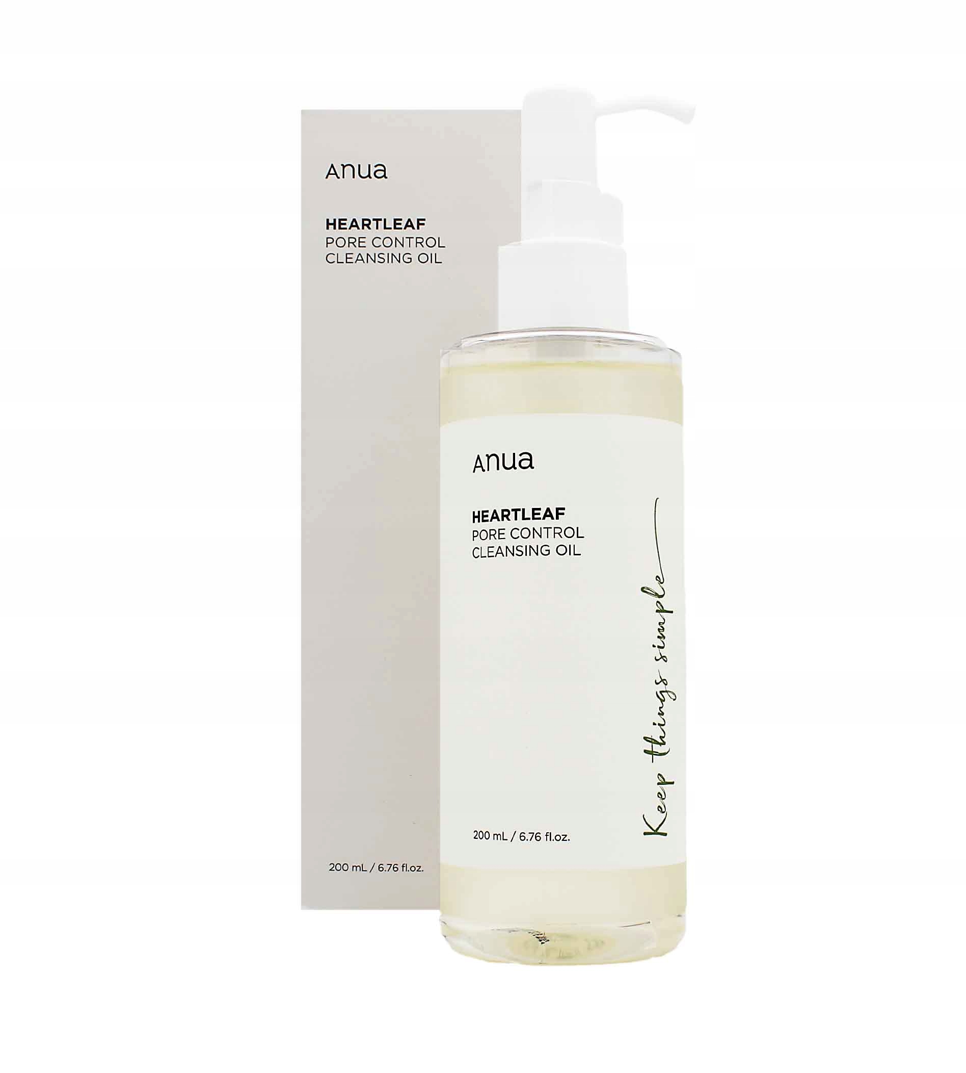 Anua Hearleaf Pore Control Cleansing Oil hydrofilní nekomedogenní čistící o