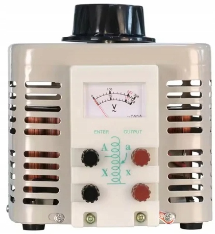 Autotransformator regulowany jednofazowy 1kVA 0–250V 4A TDGC2 LongWei