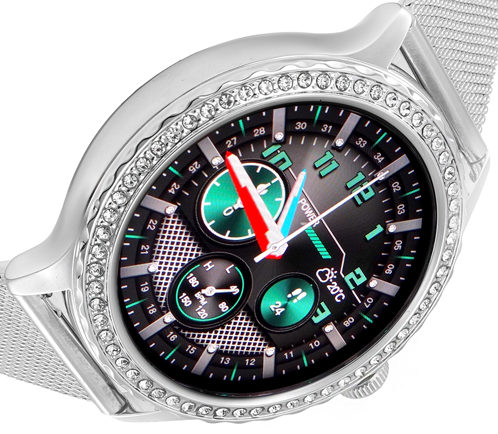 Hagen Smartwatch HC66-SREBRNY+PASEK