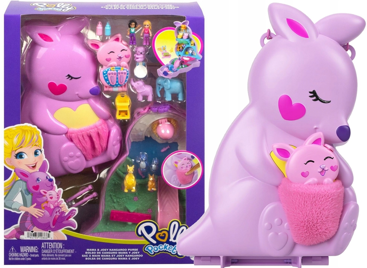 

Polly Pocket Kompaktowa Torebka Kangurek HKV50