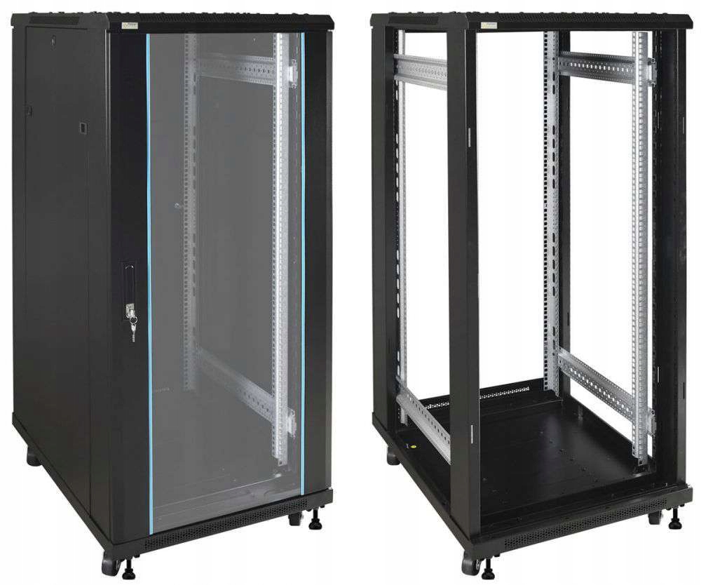 27U 600x800 szafa stojąca do 1000kg Rack 19 Pulsar