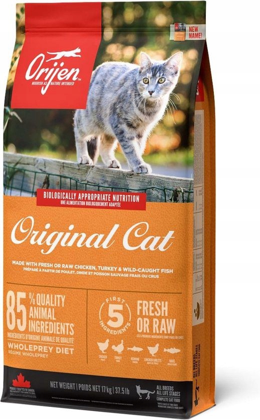 Orijen Cat Original 17 Kg (Kompletní krmivo pro kočky)