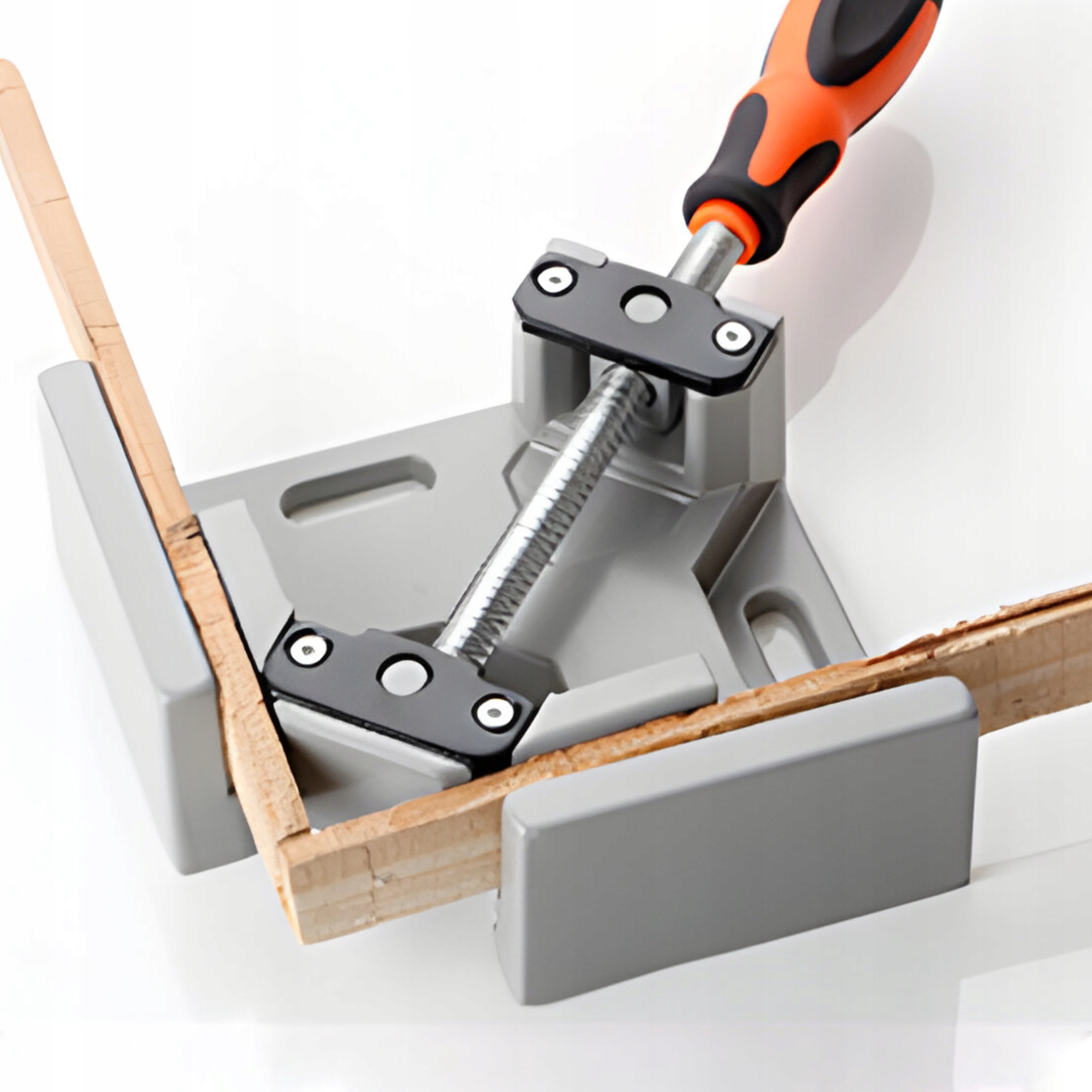 ŚCISK STOLARSKI KĄTOWY ZACISK IMADŁO NAROŻNE KĄT 90 MONTAŻOWY METAL UCHWYT Rodzaj kątowy