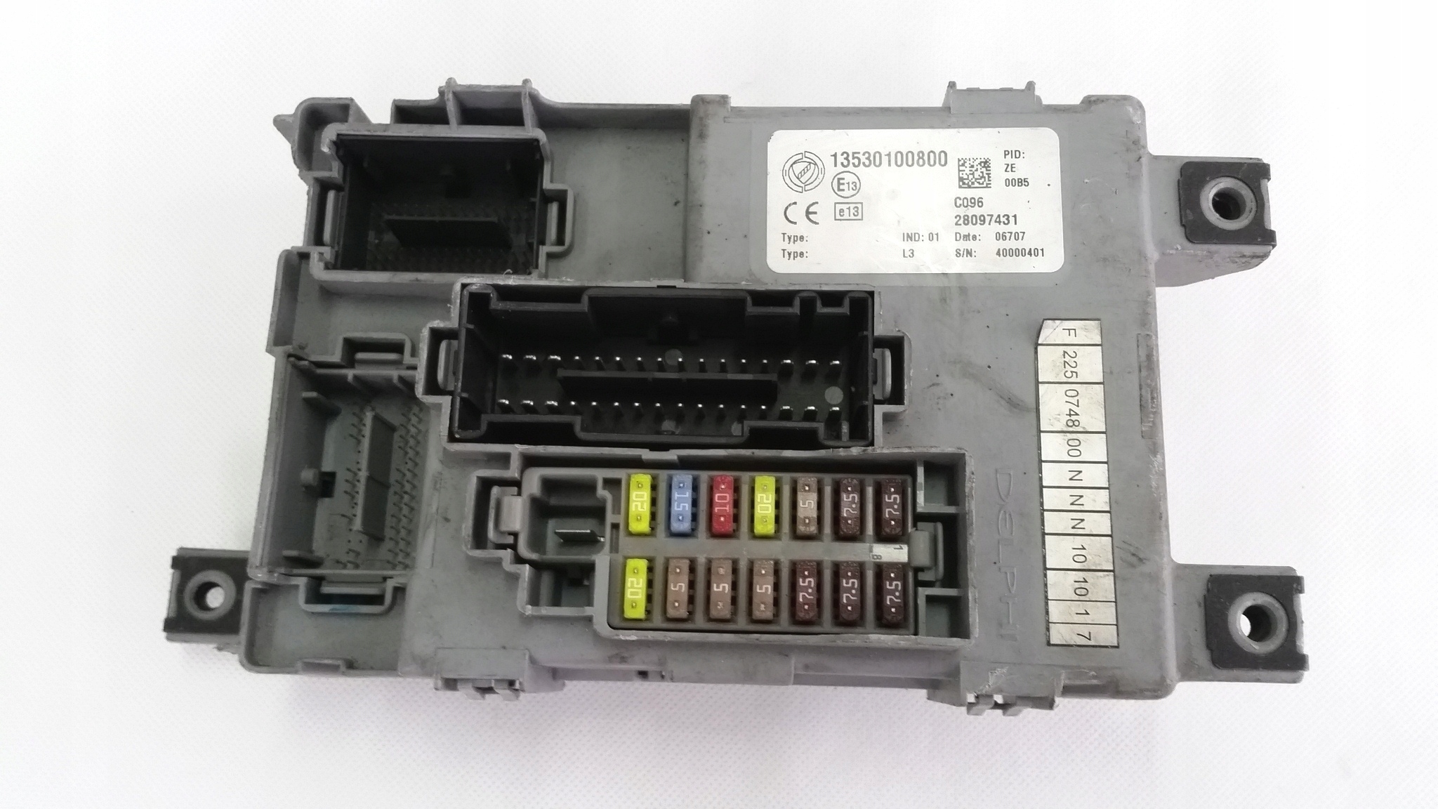FIAT FIORINO МОДУЛЬ ТЕЛА КОРОБКА BSI 13530100800
