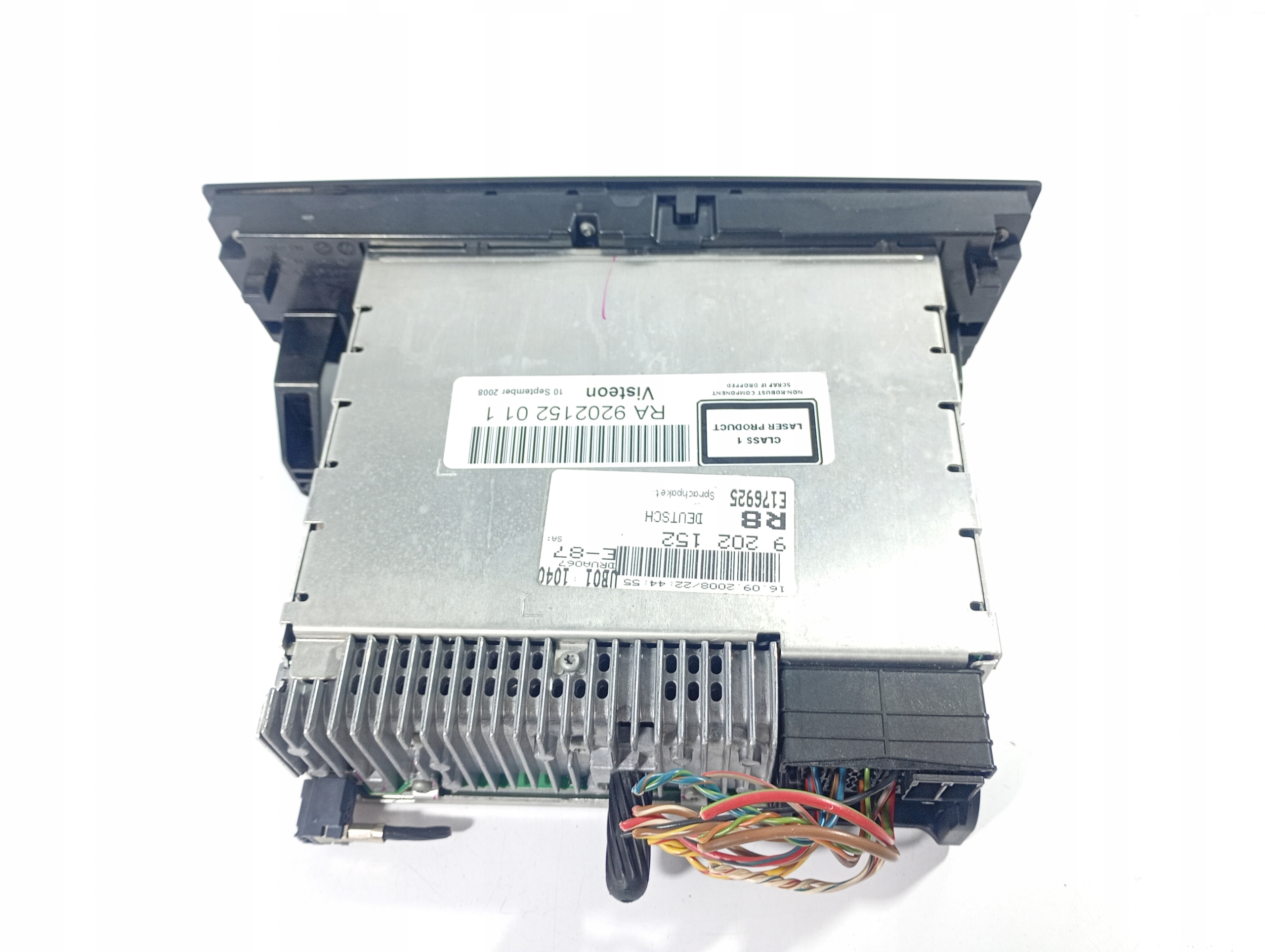 RADIO ORYGINALNE CD brakuje kodu OE 9202152 BMW 1 e E87 04-11