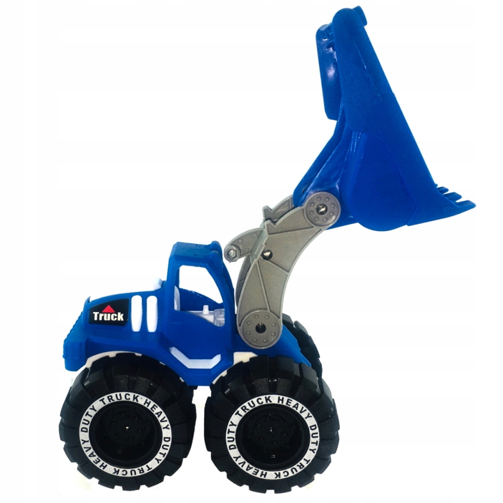 NIEBIESKIE AUTA BUDOWLANE WYWROTKA SPYCHACZ DO PIASKOWNICY Model wwyrotka + spychacz pojazdy budowlane