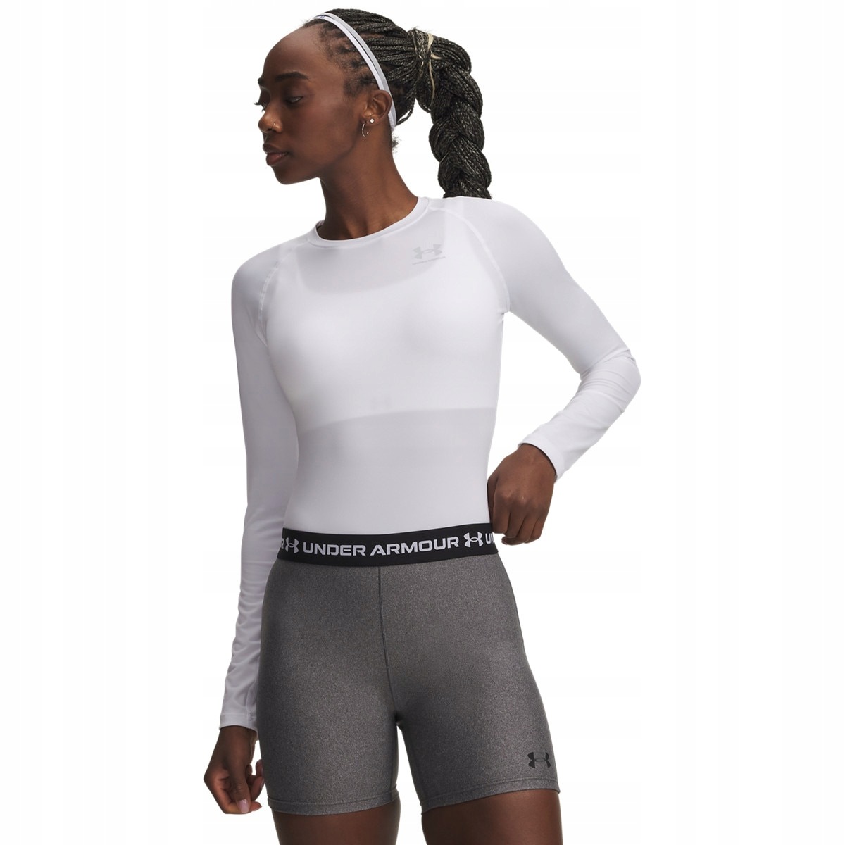 Damski longsleeve treningowy Under Armour Ua Hg Authentics Comp Ls S