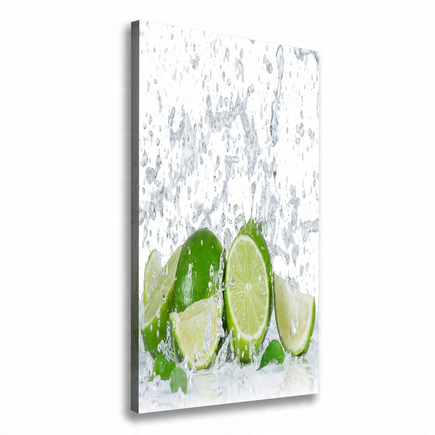 

Nowoczesny obraz canvas na ramie Limonka 60x120 cm
