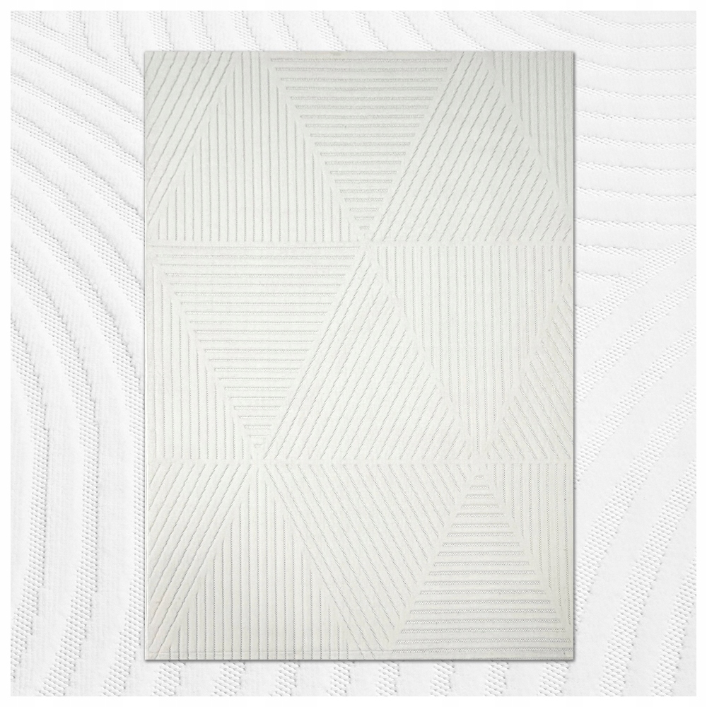 Světlý Koberec 120 X 170 CM Do Ložnice Obývacího Pokoje, Moderní, Měkký A Praktický