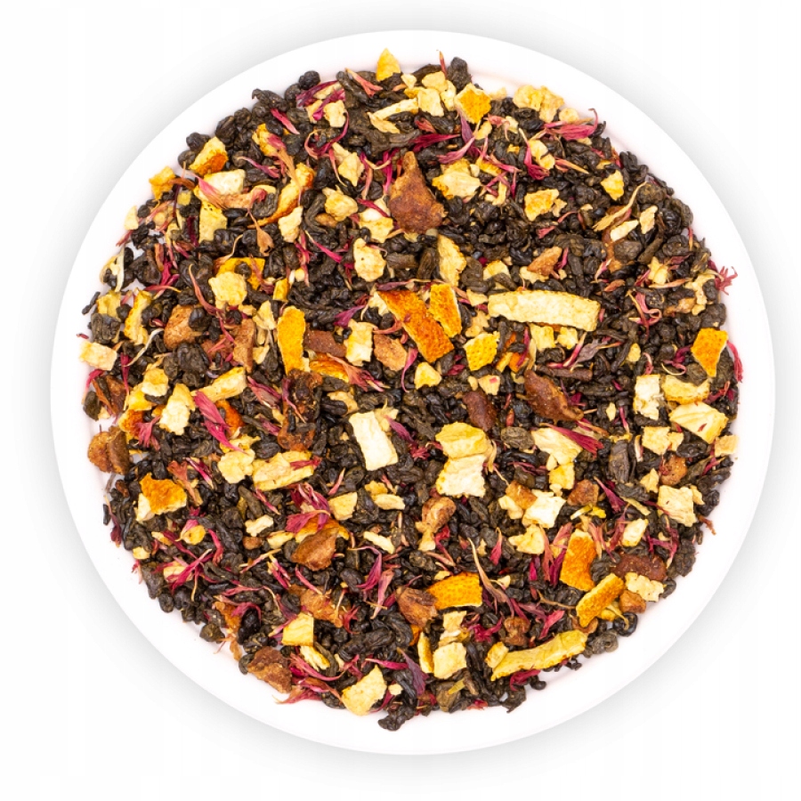 Čaj Zelený Listový Gunpowder Hruška Broskev Lupo Teaverso 500 G