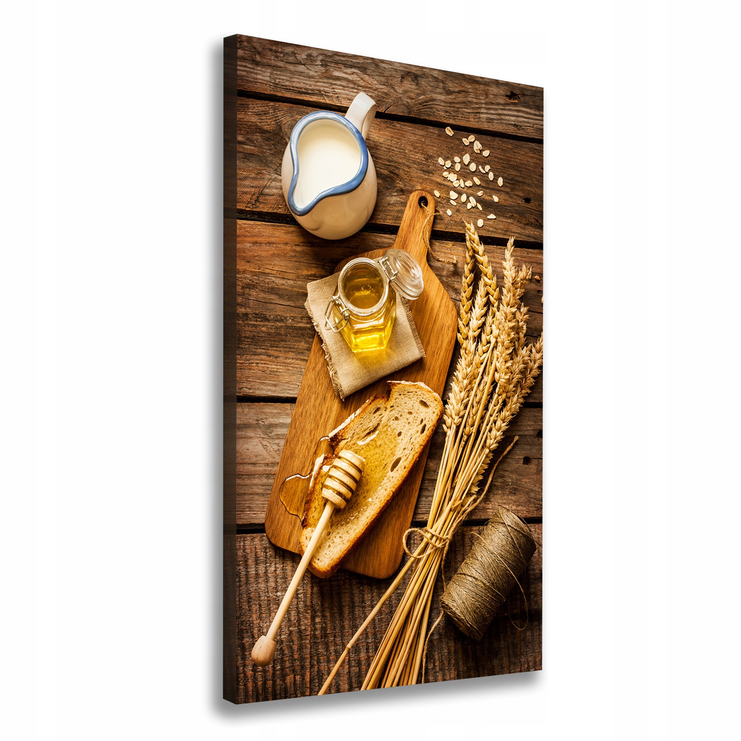 

Foto obraz na płótnie do salonu Śniadanie 60x120cm