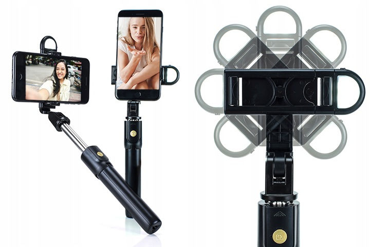 STOJAK NA TELEFON UCHWYT DO ZDJĘĆ SELFIE STICK Długość minimalna 17 cm