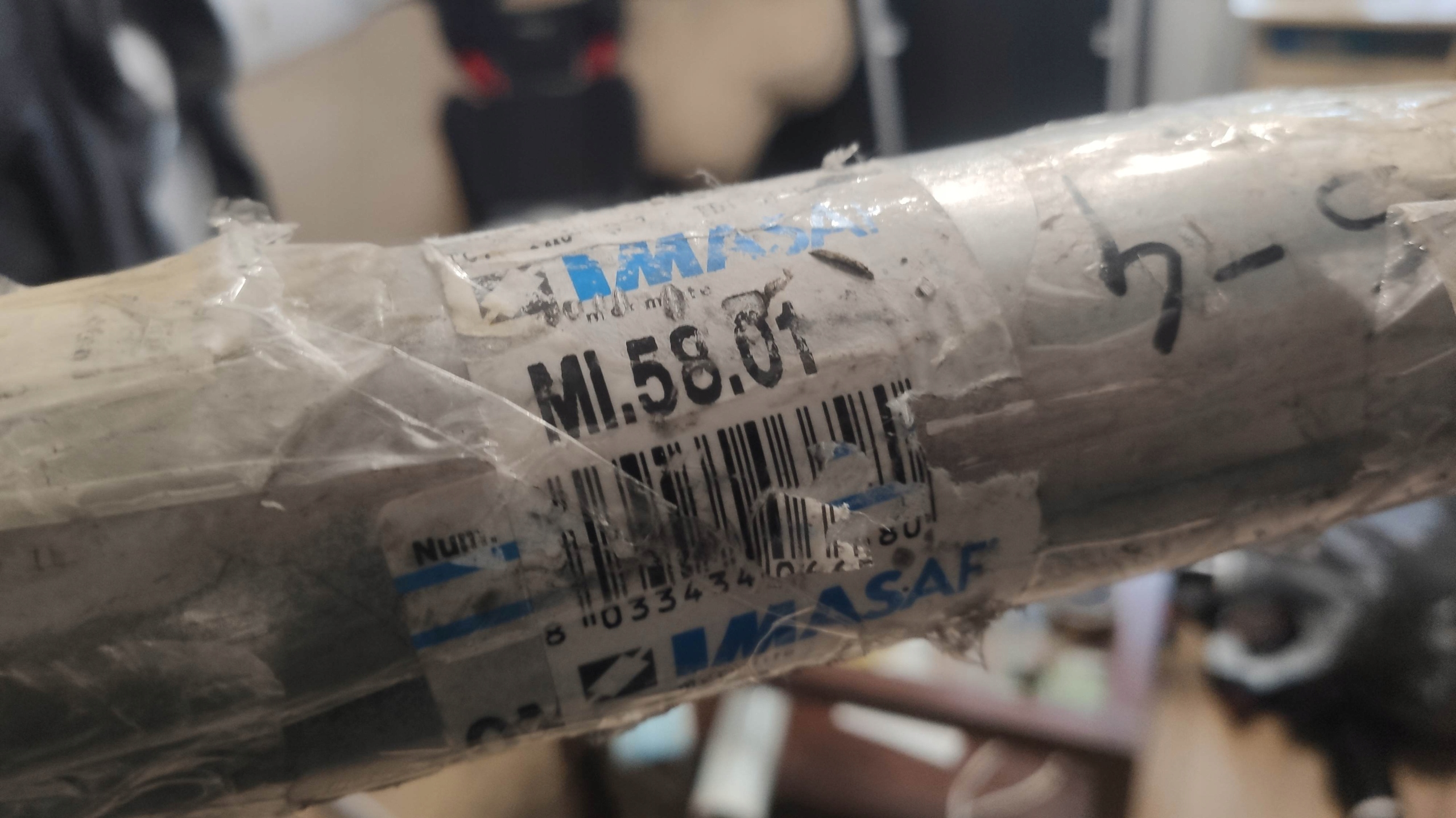 MI.58.01 - ГЛУШИТЕЛЬ ПЕРЕДНЯЯ ТРУБА PAJERO III00-06 2.5 НОВЫЙ