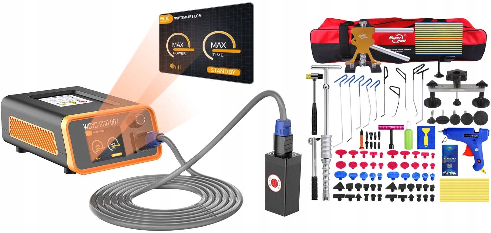 Woyo 007 T-Hotbox Pdr Indukcia do preliačin Grad Puller Drôty Spotter