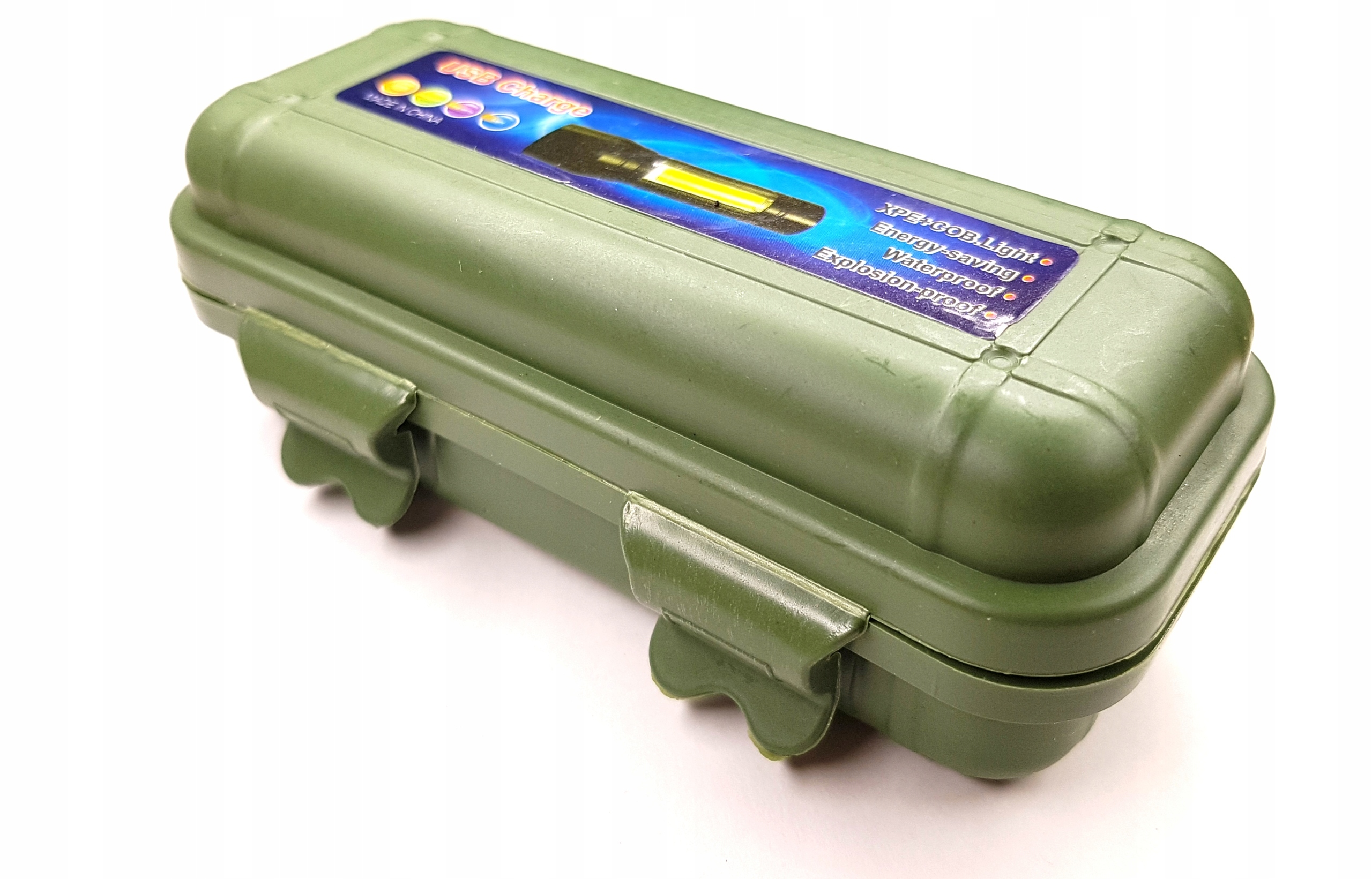 LATARKA USB 2X LED T3 COB USB Z AKUMULATOREM ZASIĘG 400m ZDJĘCIA NOCĄ Kod producenta 02534