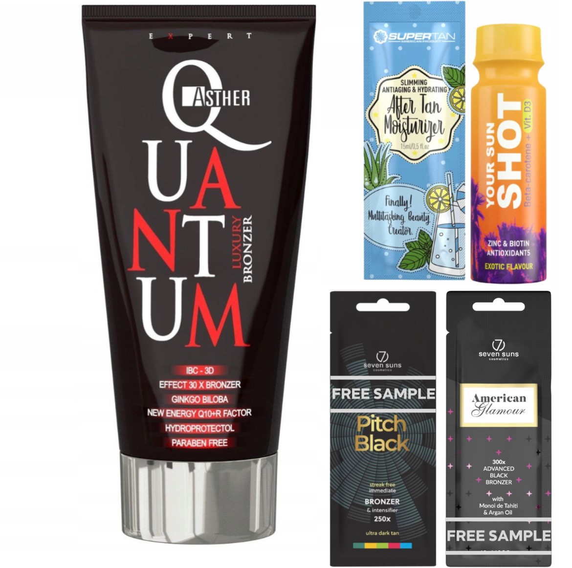 30 krotny bronzer Quantum 150 ml bronzer + GRATISY