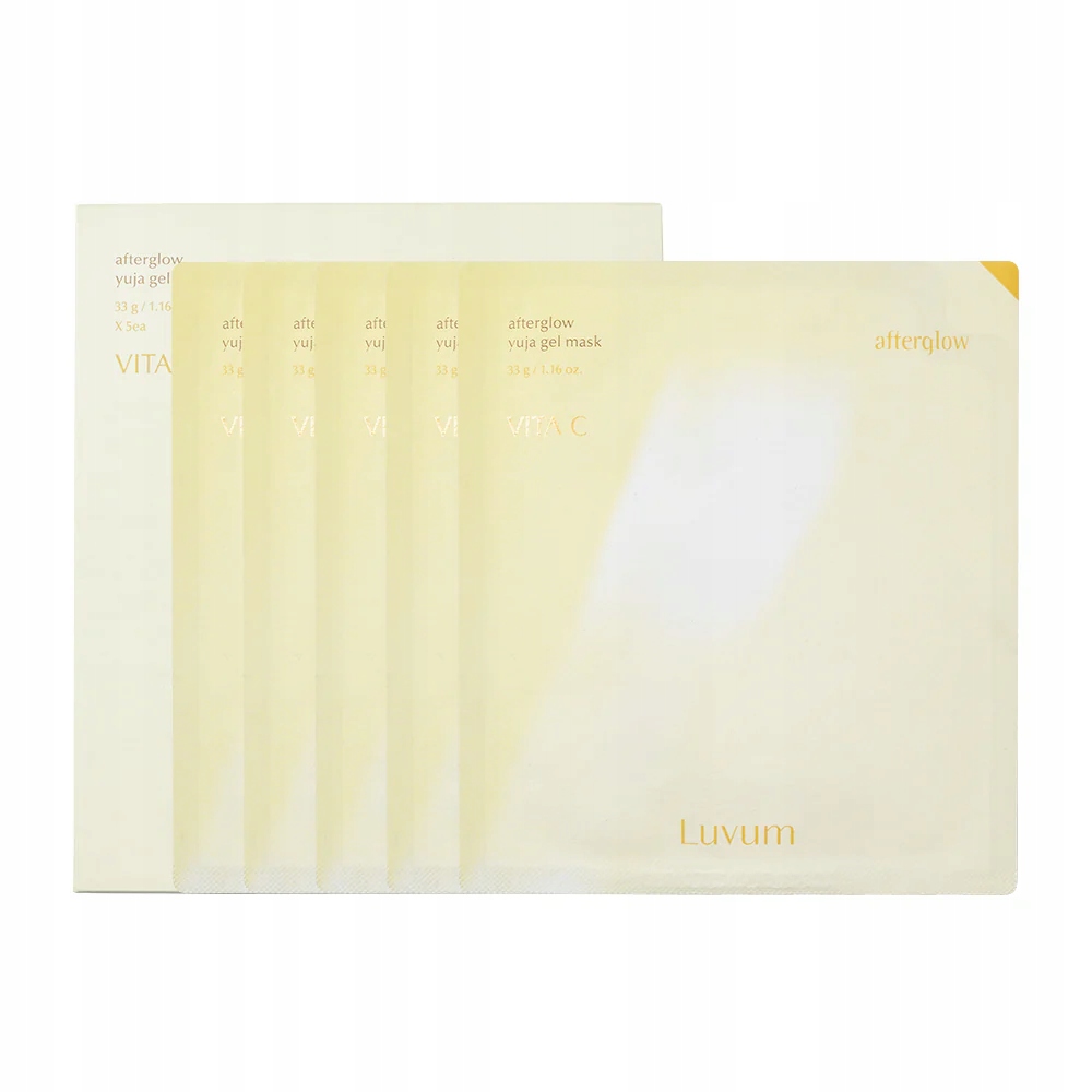 Luvum Afterglow Yuja Gel Mask 5 ks