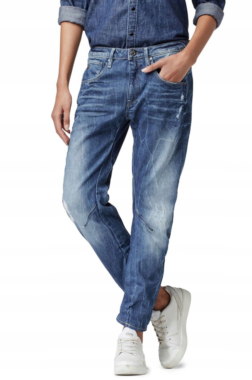 G-star Raw Pánské Modré Džíny Na Zip 26/34 6BA