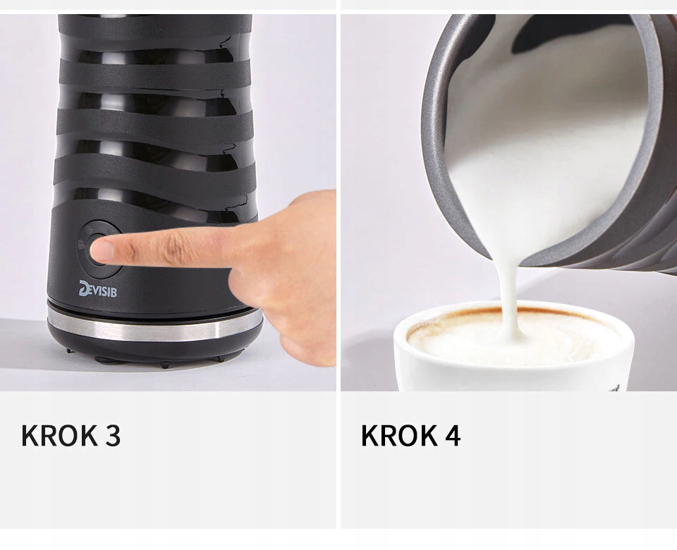 SPIENIACZ DO MLEKA, PODGRZEWACZ Pojemność 240 ml