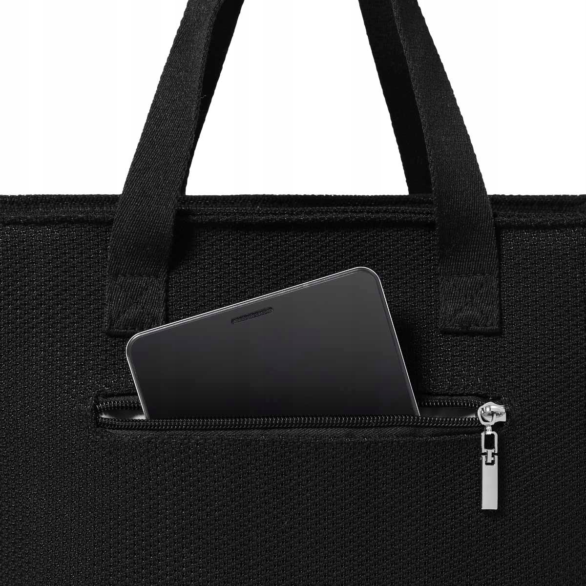 TORBA DLA MAMY SPACEROWA ORGANIZER DO WÓZKA Czarna CARMEN Babyono 1571/01 Wysokość 26 cm