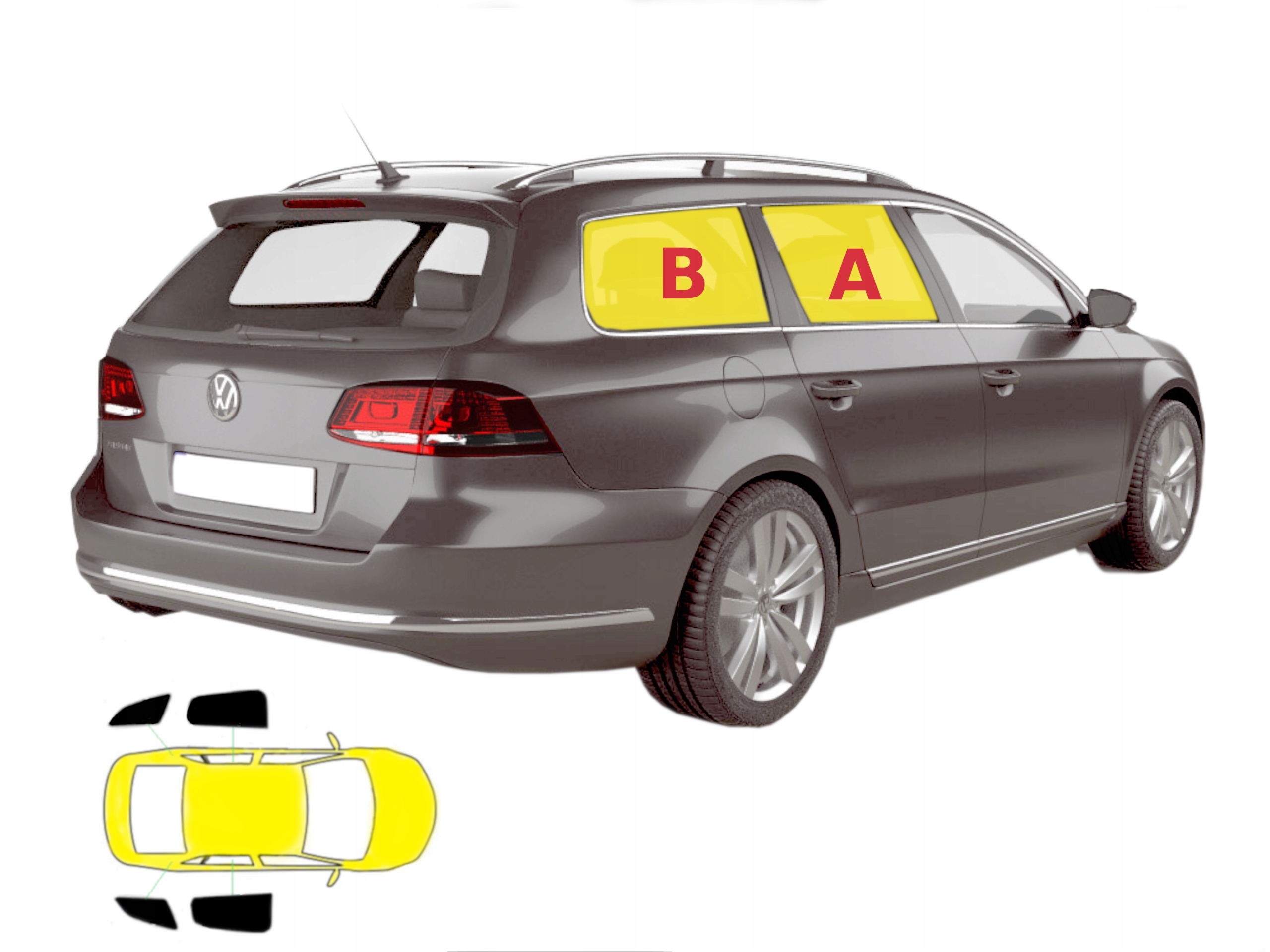 

Zasłonki dedykowane Vw Passat B7 (kombi) Variant