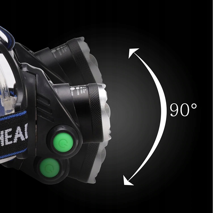 LATARKA CZOŁOWA LED ZOOM CREE XM-L T6 CZOŁÓWKA Źródło światła LED