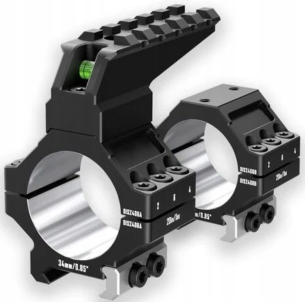 Montaż Discovery Optics 30mm 0.85" Picatinny poziomica górna szyna 7075