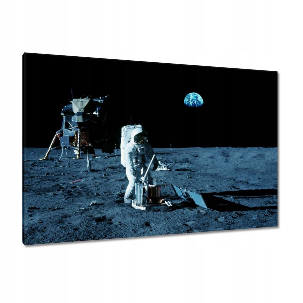 Obrazy 120x80 Astronaut Měsíc Země