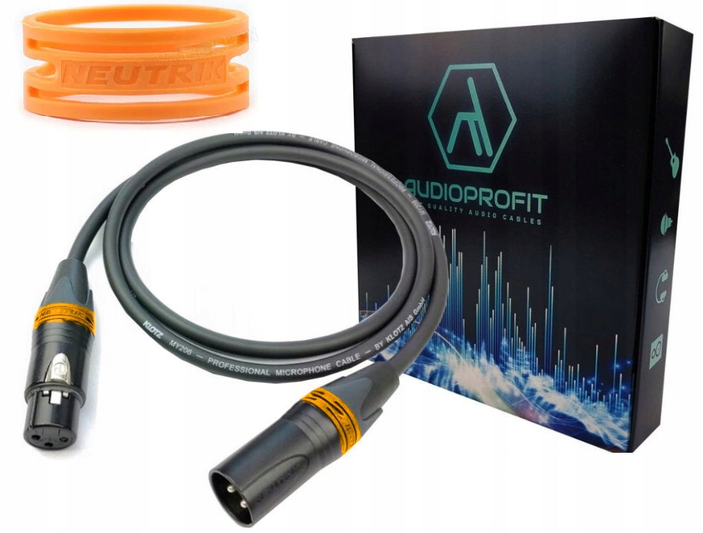 Kabel mikrofonowy Klotz MY206 Xlr Neutrik 5m