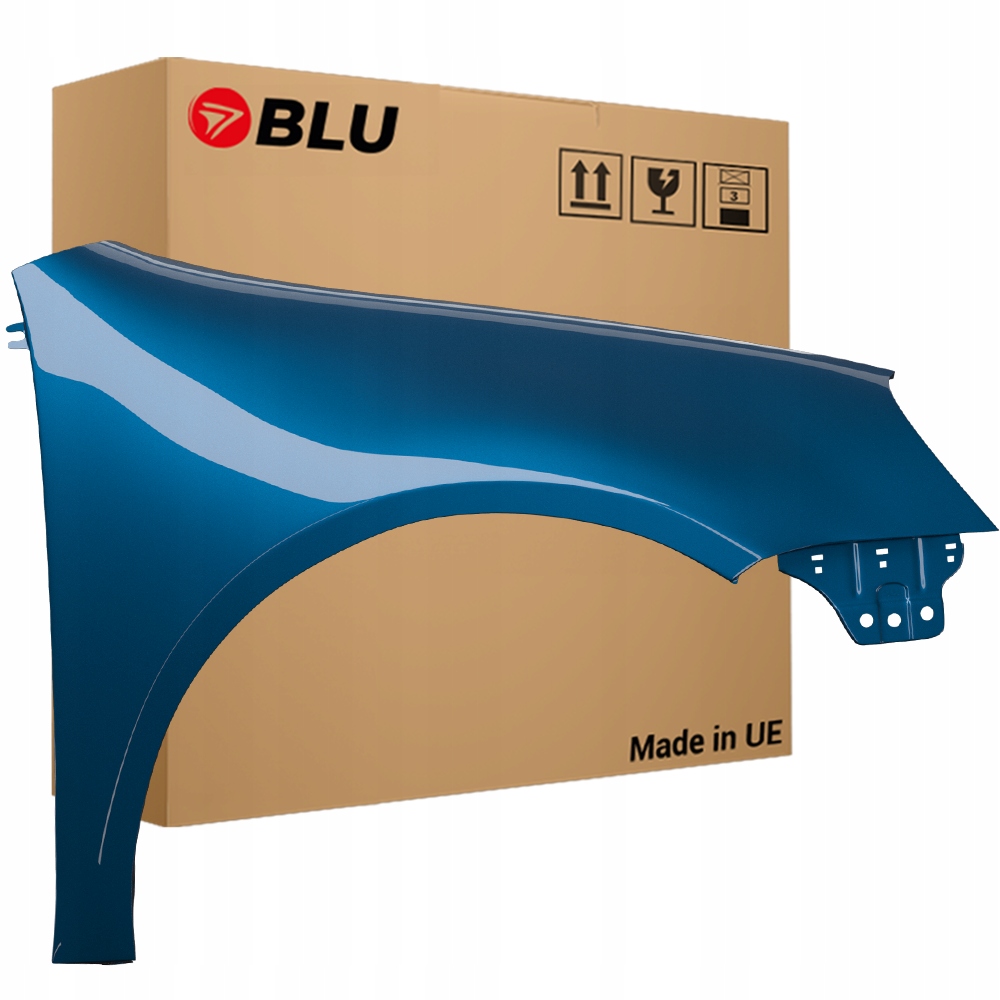 Blu Blatník Vw Golf V 5 LC5G pravý modrý 03-09 přední hatchback