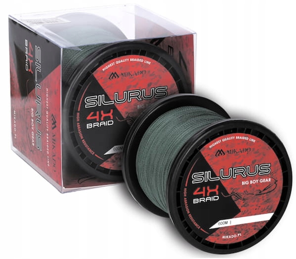 Plecionka silurus 4x braid zielona/0,45mm/600m