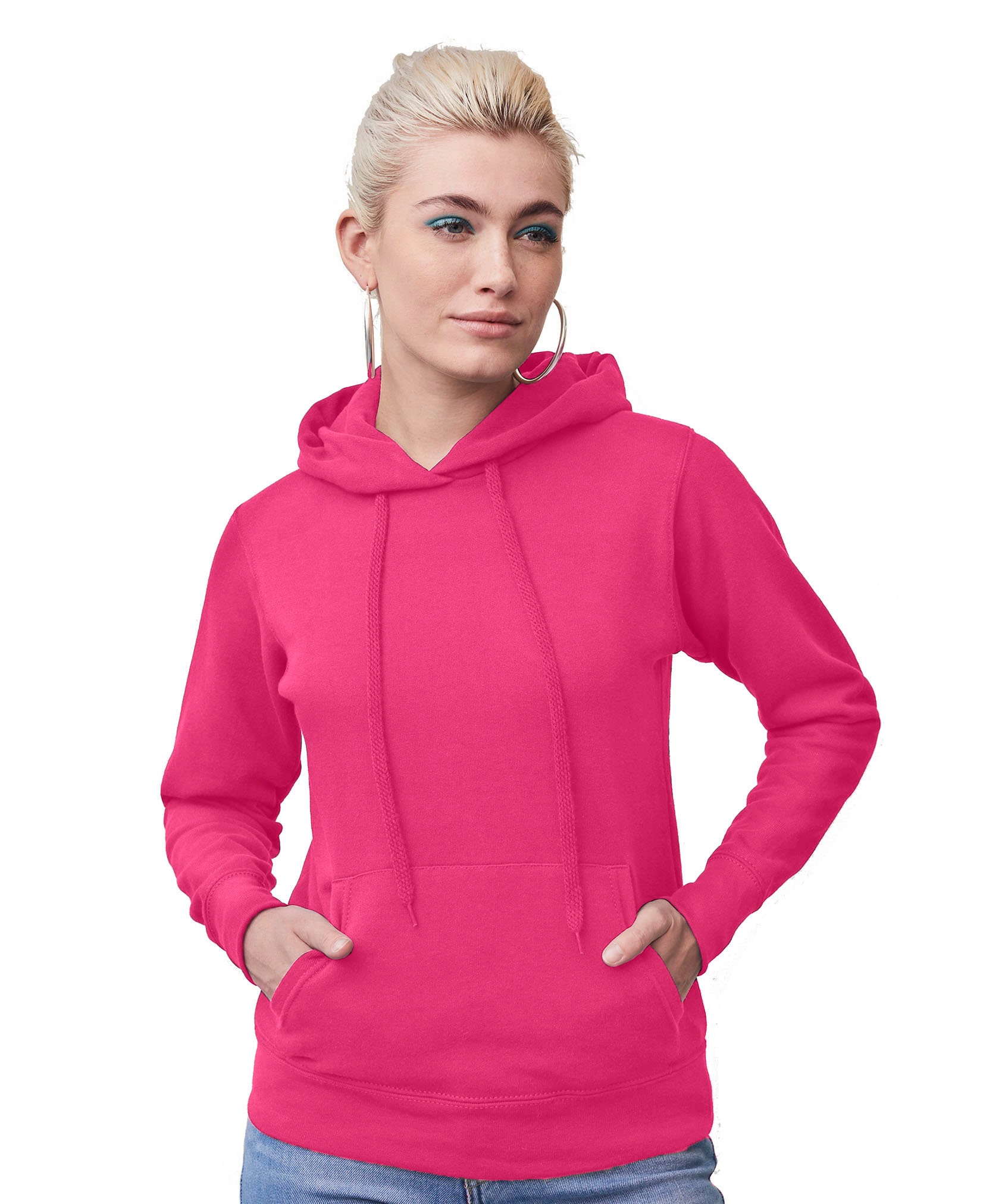 

Bluza z kapturem damska Fruit Classic, fuksja Xs