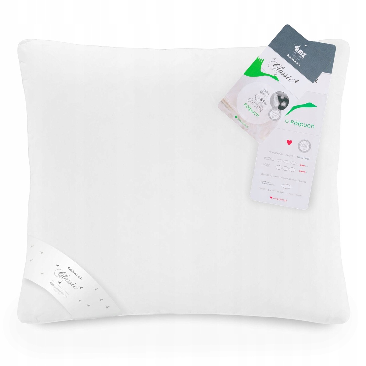 Polštář 70x80 Přírodní pro spaní Natural Classic Husí peří Bílá