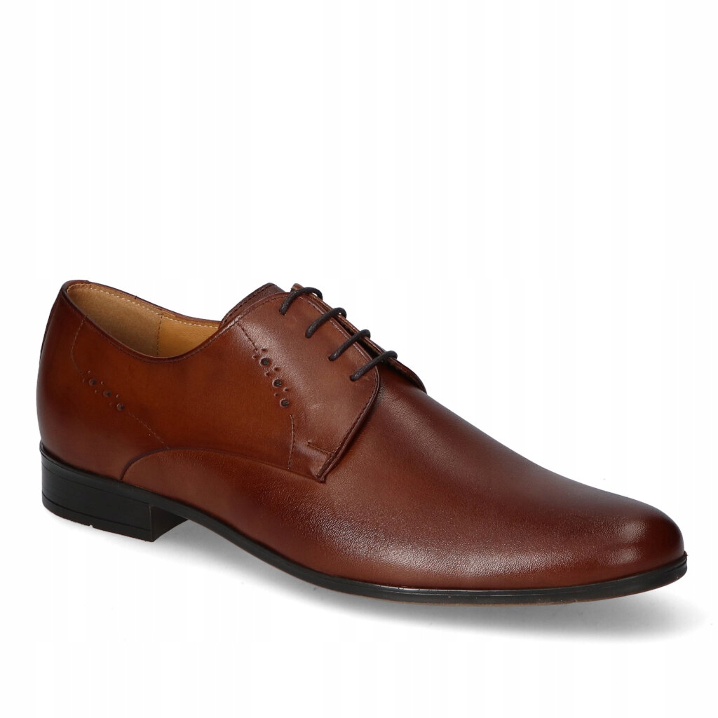 Pantofle Pan 1327 Hnědé lico 44 Kožené