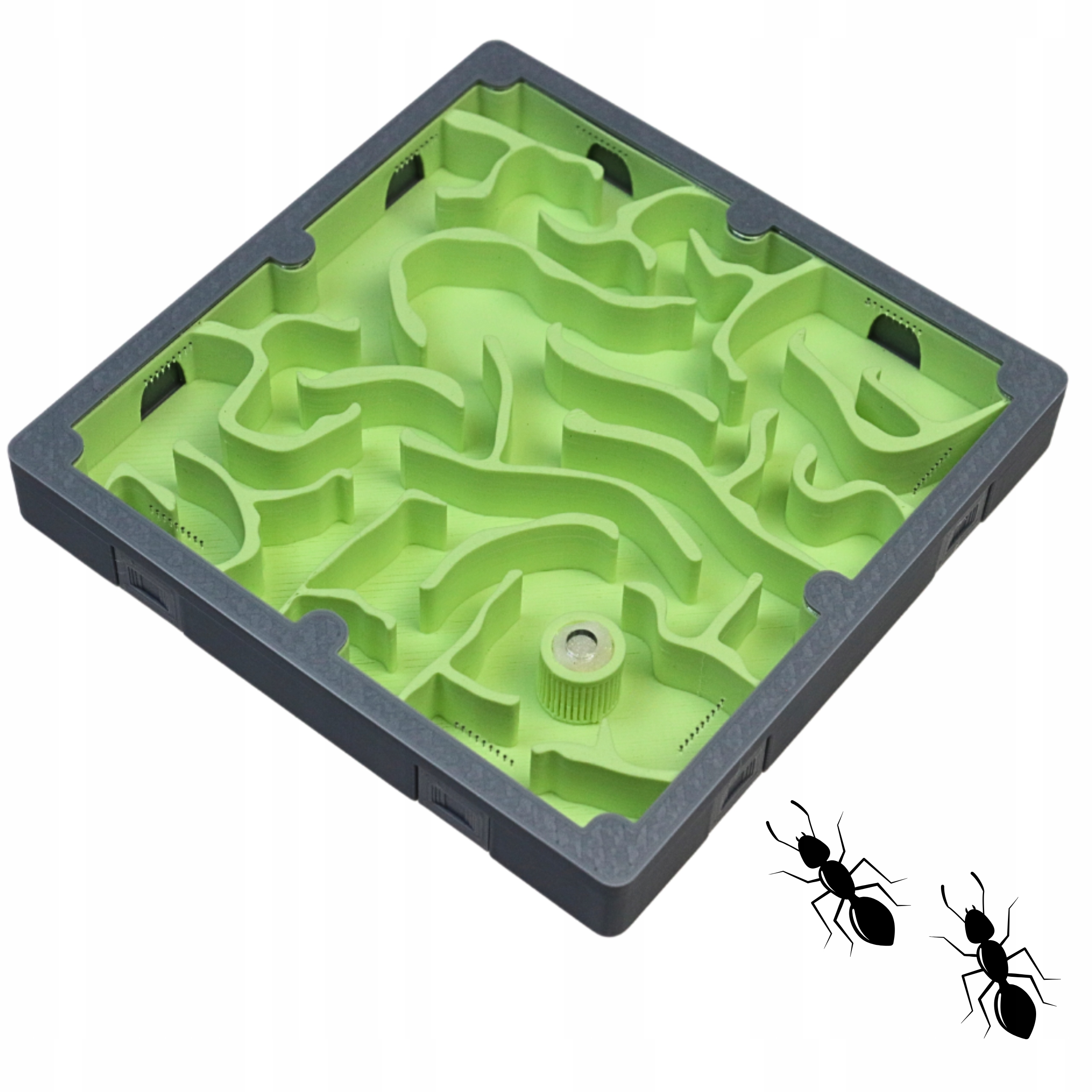 Formikarium-Gniazdo L zielone Modułowe AntLove dla mrówek Messor barbarus