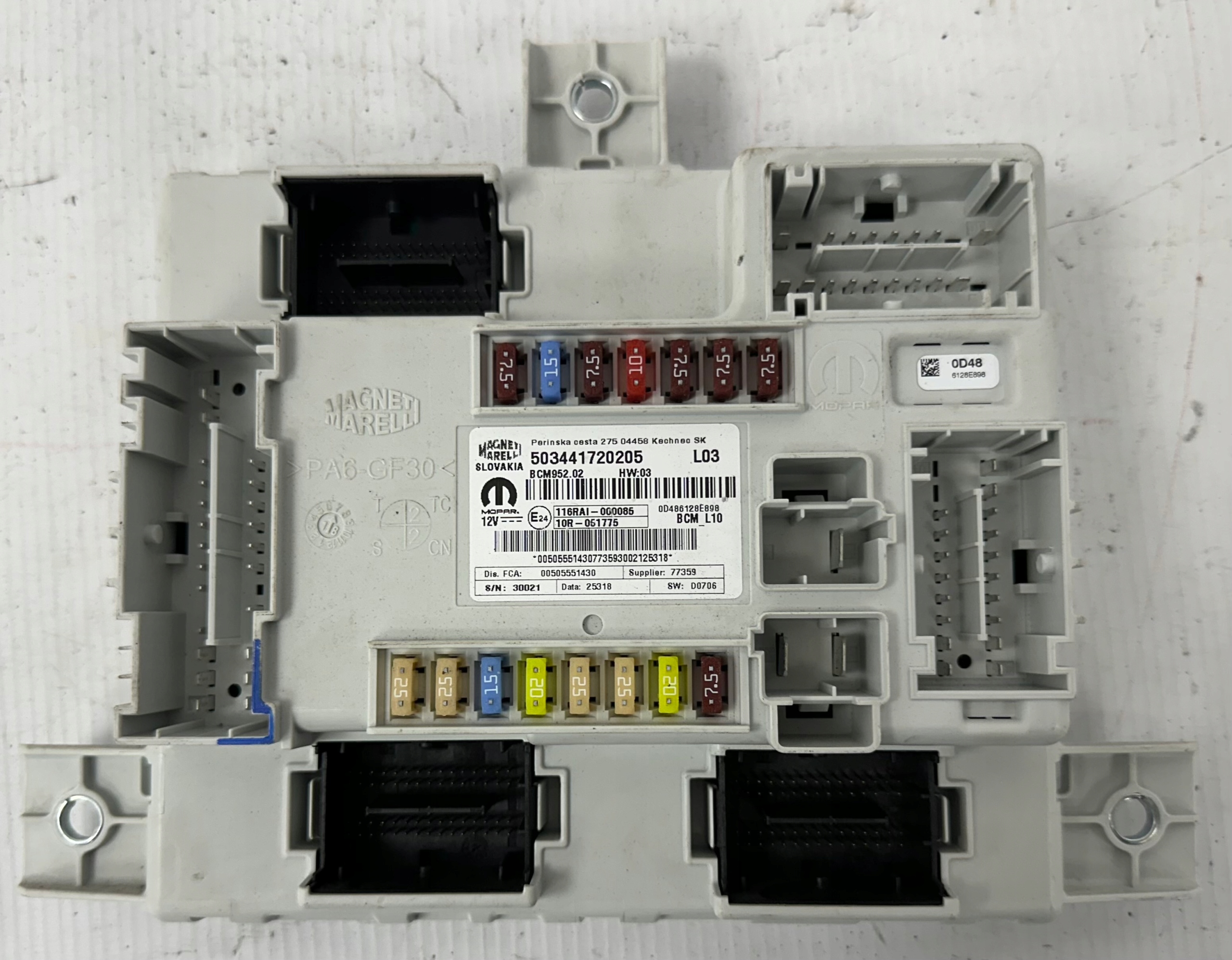 Moduł BSI Alfa Romeo Giulia 503441720205