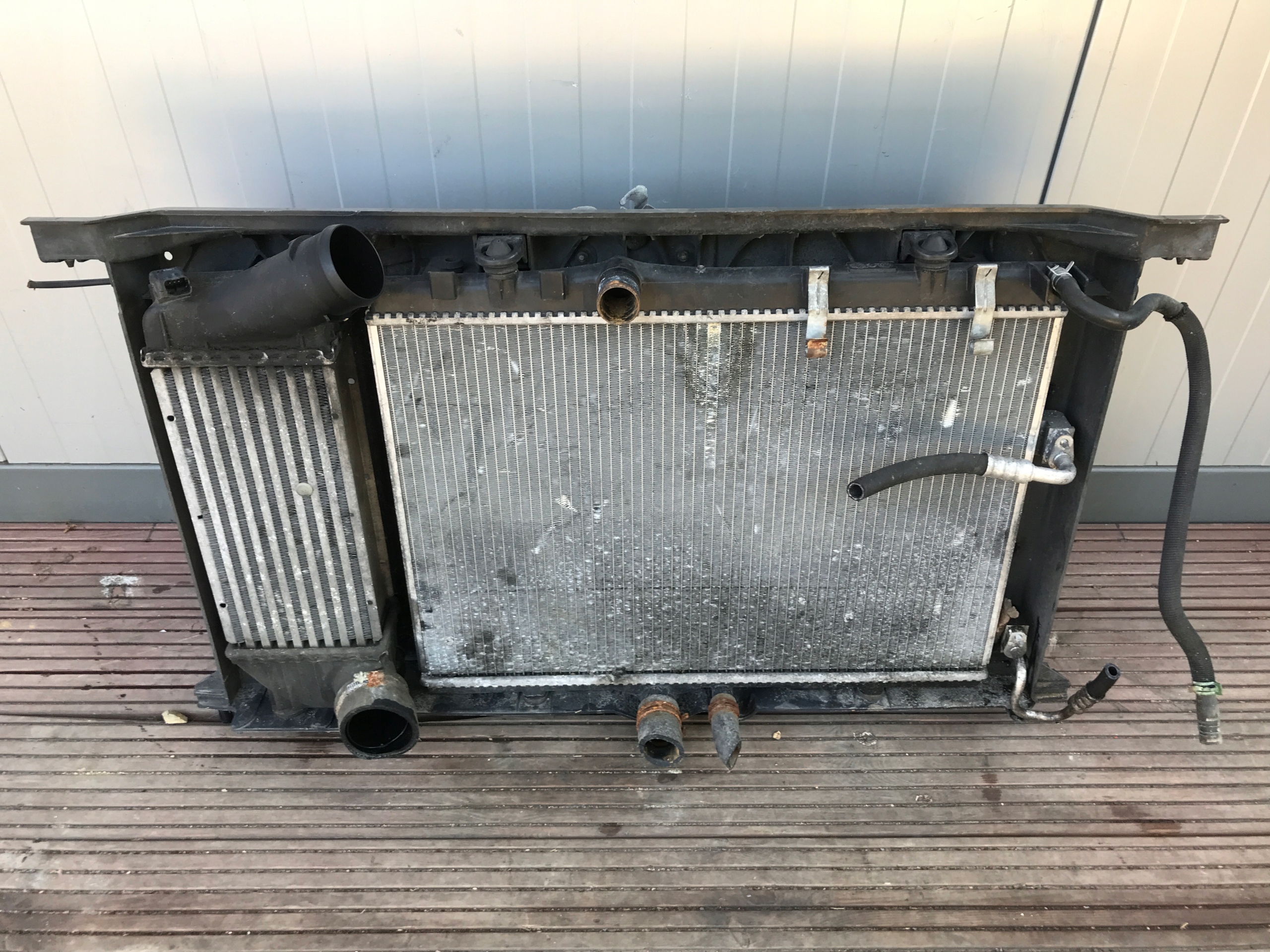 chladič ventilátor KOMPLET PEUGEOT 307 1.6 HDI