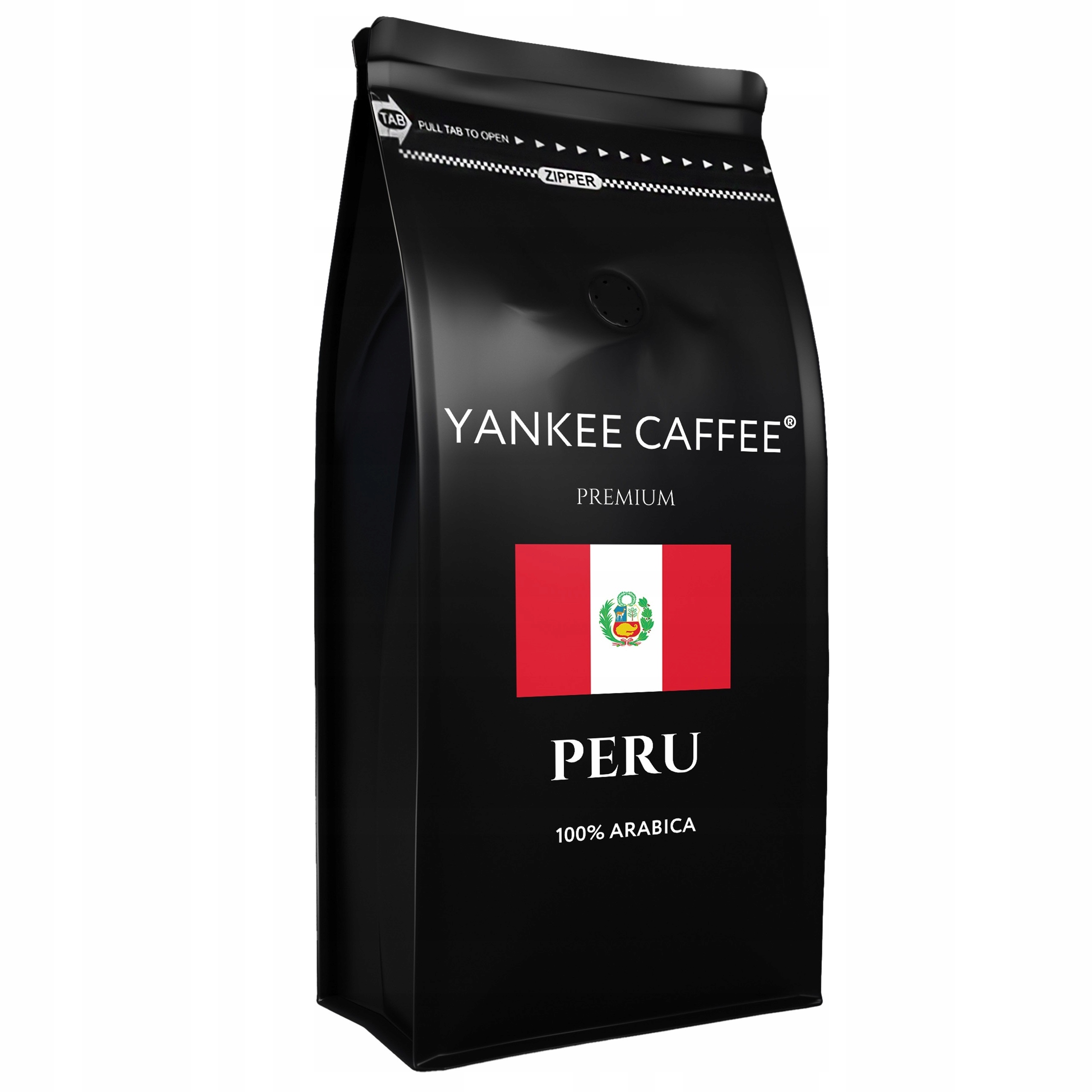Levně Káva zrnková 1kg 100% Arabica čerstvě pražená Peru Do kávovaru
