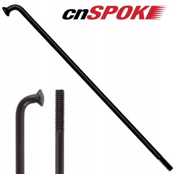 Szprycha szprychy nyple e-bike 2,3 mm cnSpoke czarny 272 mm