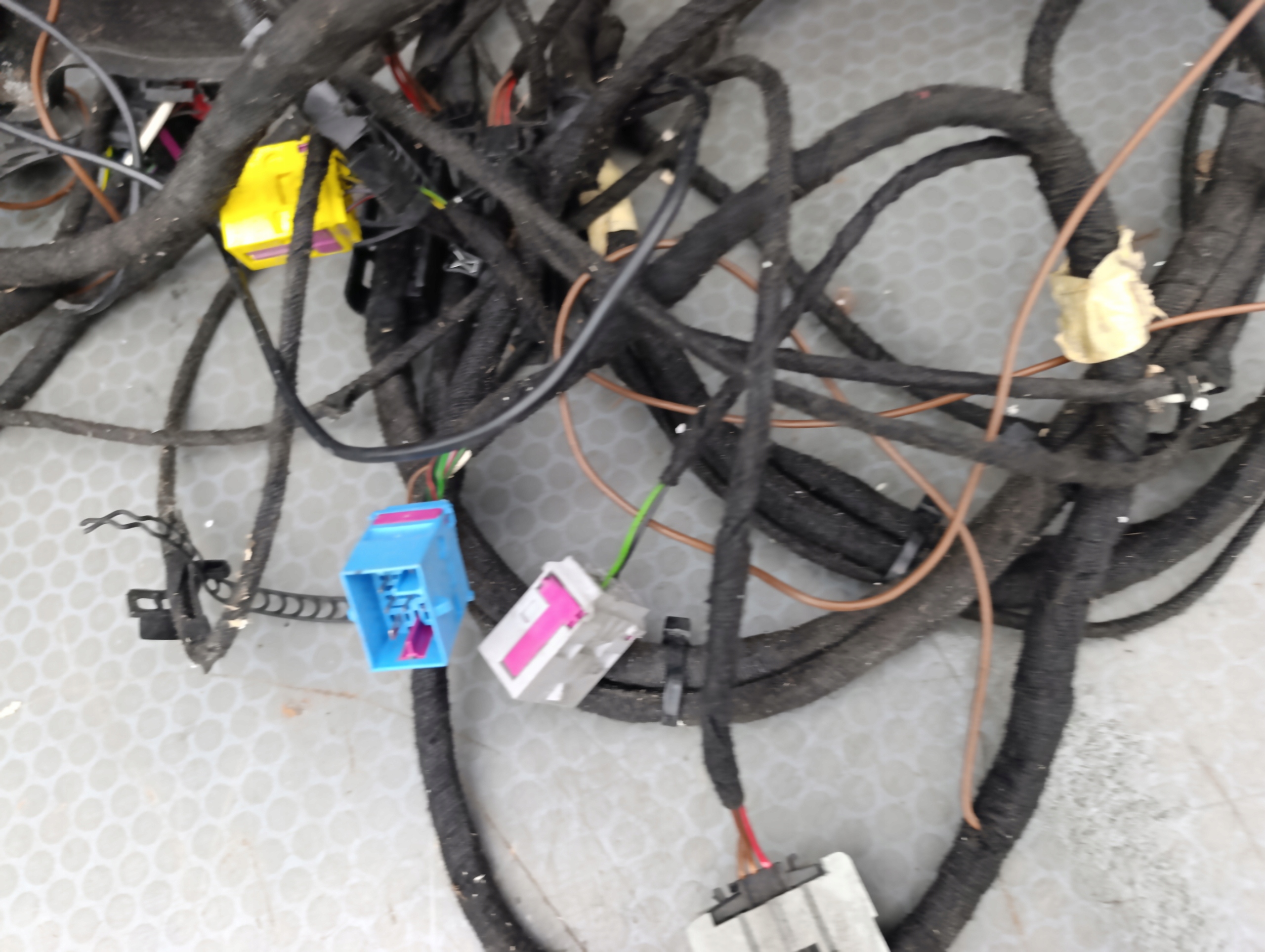 VW T5 2.5 TDI wiring bundle SUFITU rear part CARAVELLE