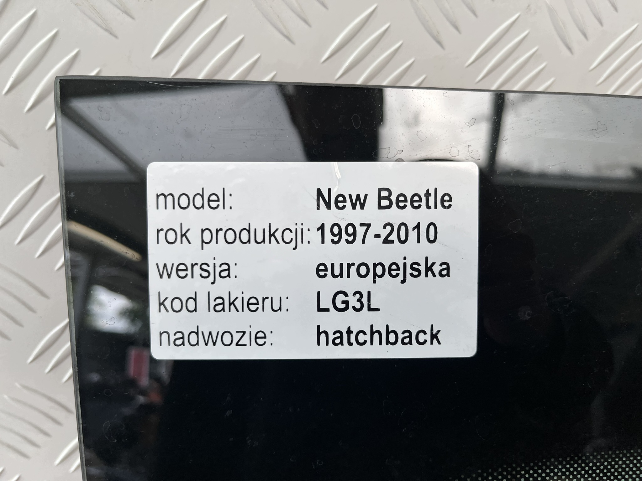 VW NEW BEETLE 1997-2010 1C0 boot doors complete rear part colour LG3L