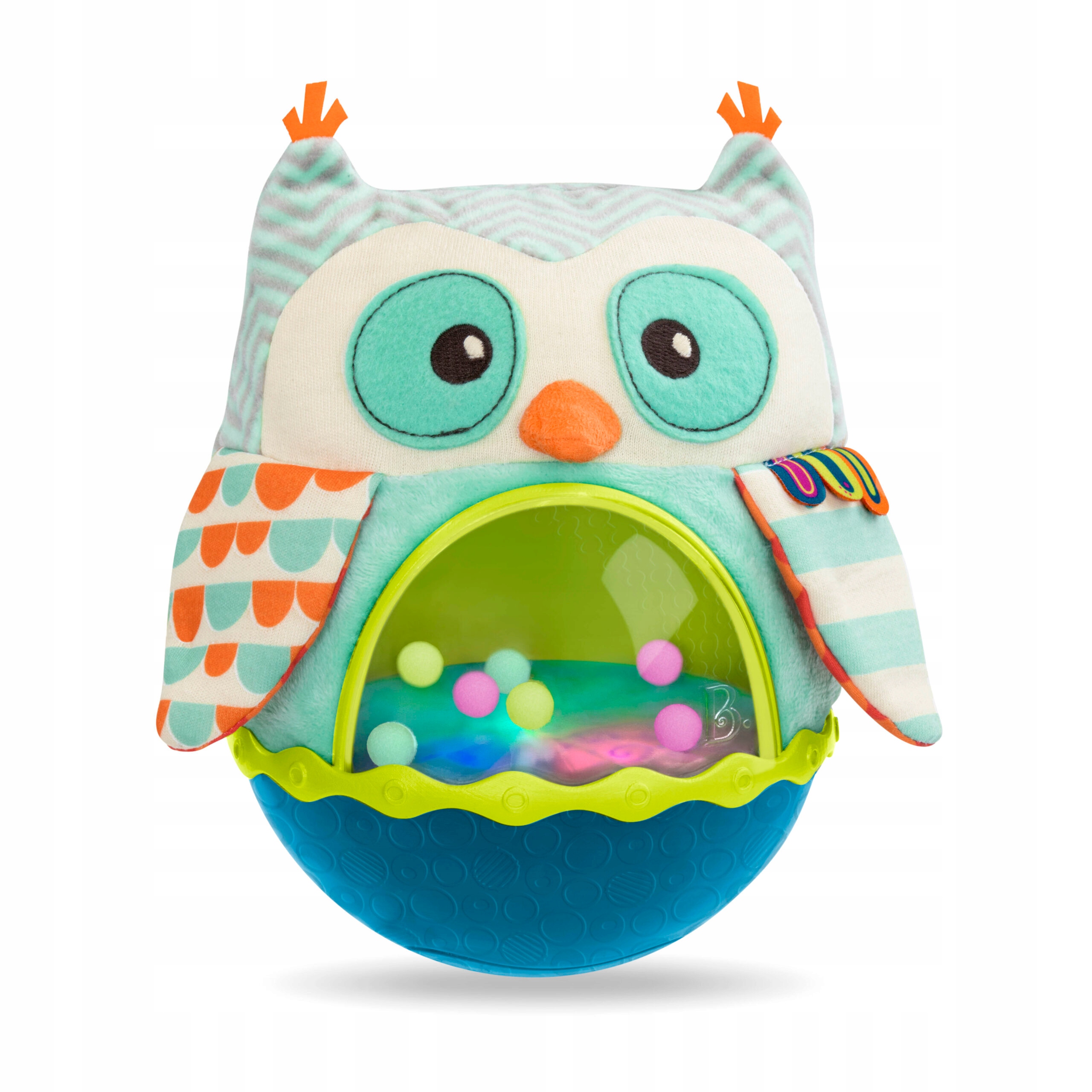 

Sowa kiwajka wańka-wstańka sensoryczna B.Toys