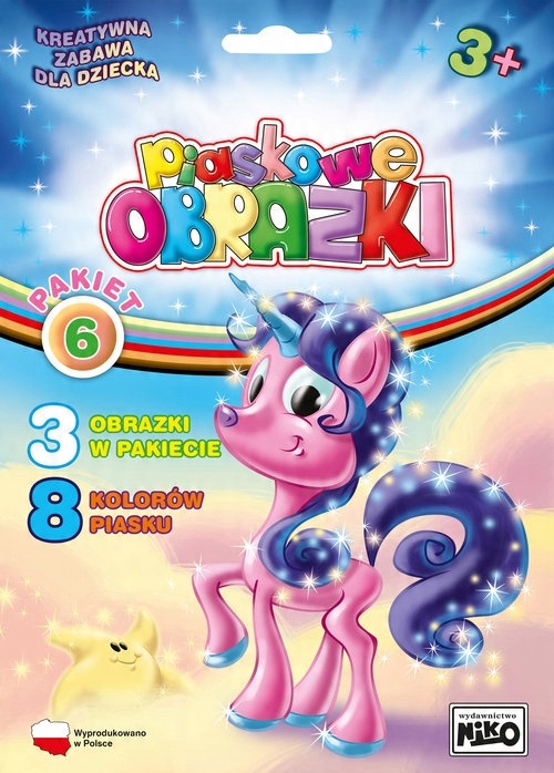 

Piaskowe Obrazki Pakiet 6 Kreatywna Zabawa 3+