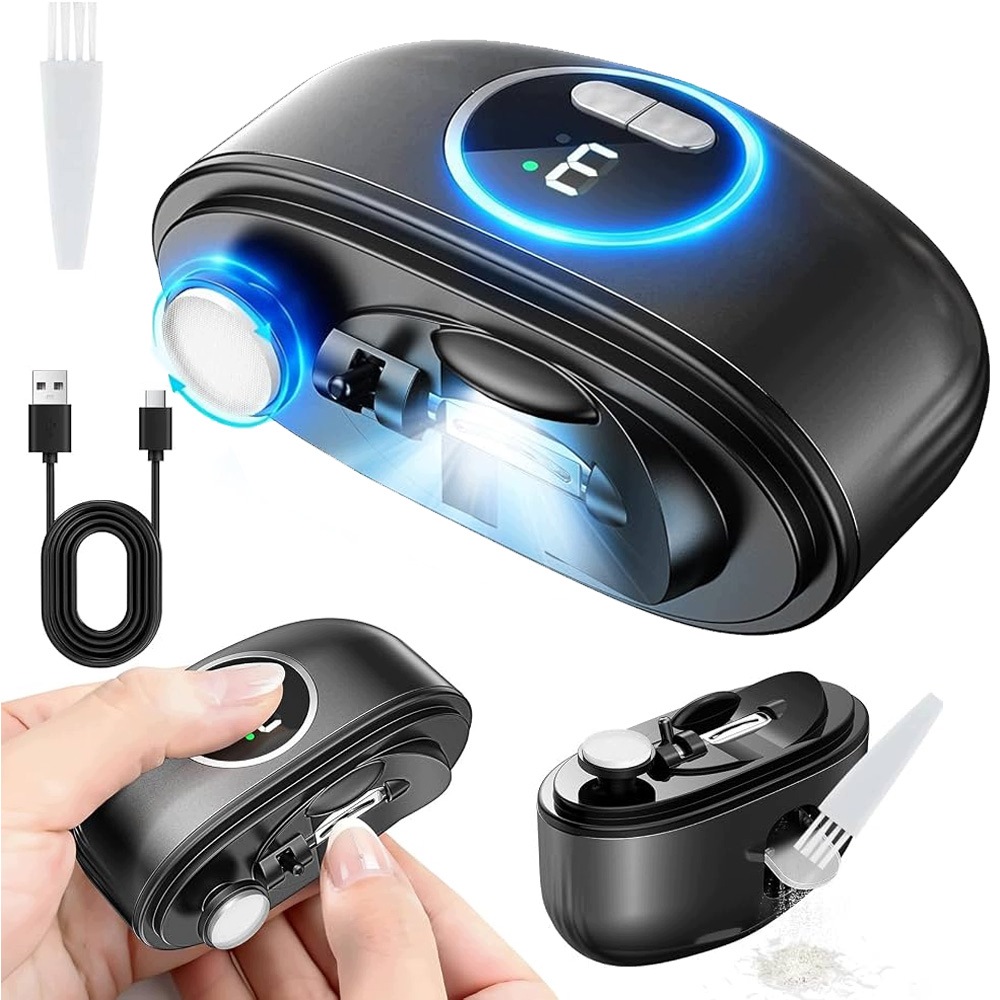 Elektrický Kleštičky Na Silné Nehty 3 Rychlosti Usb S Leštěním