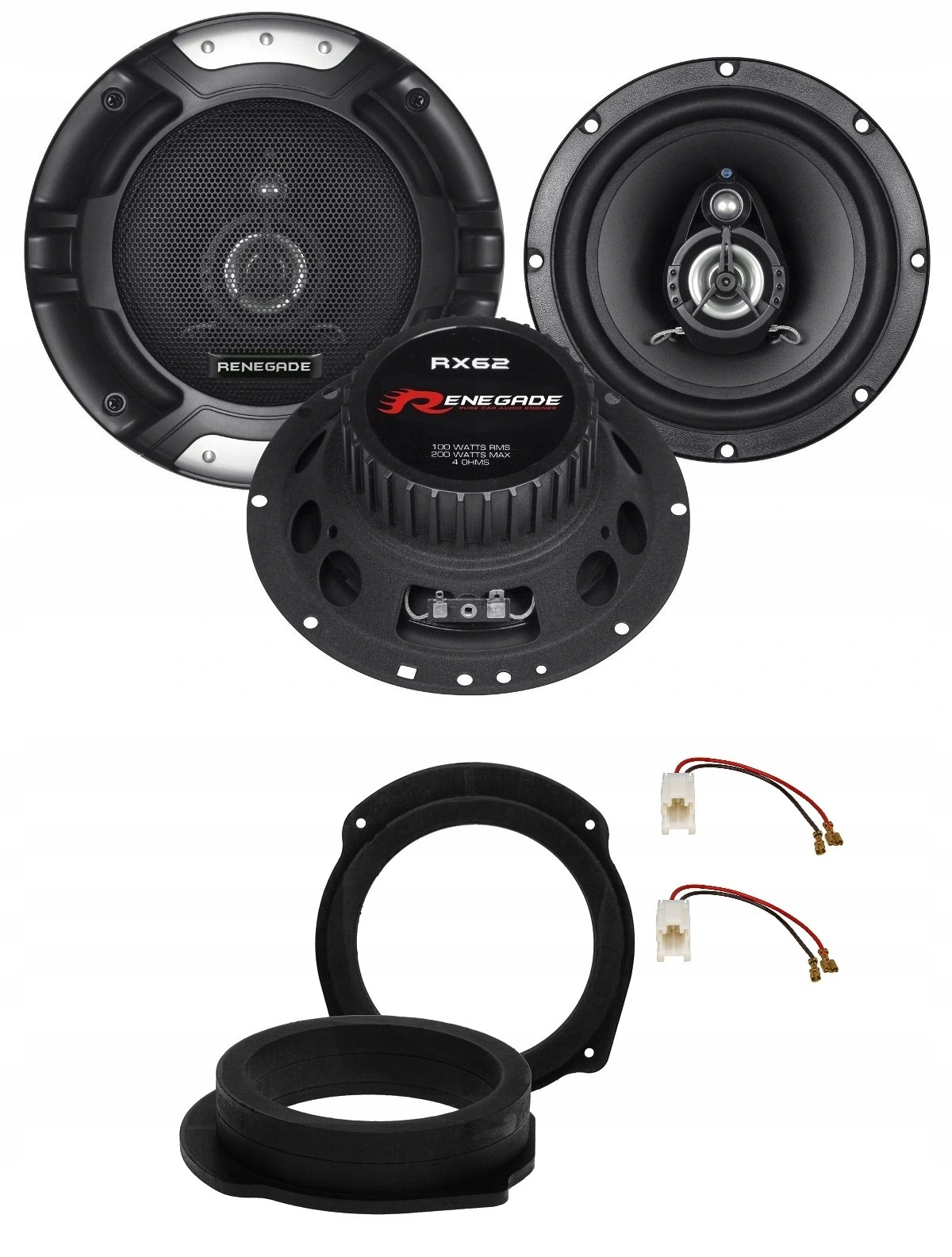 Automobilové reproduktory Fiat Bravo Lancia Deta 165 mm Predné Zadné Renegade RX62