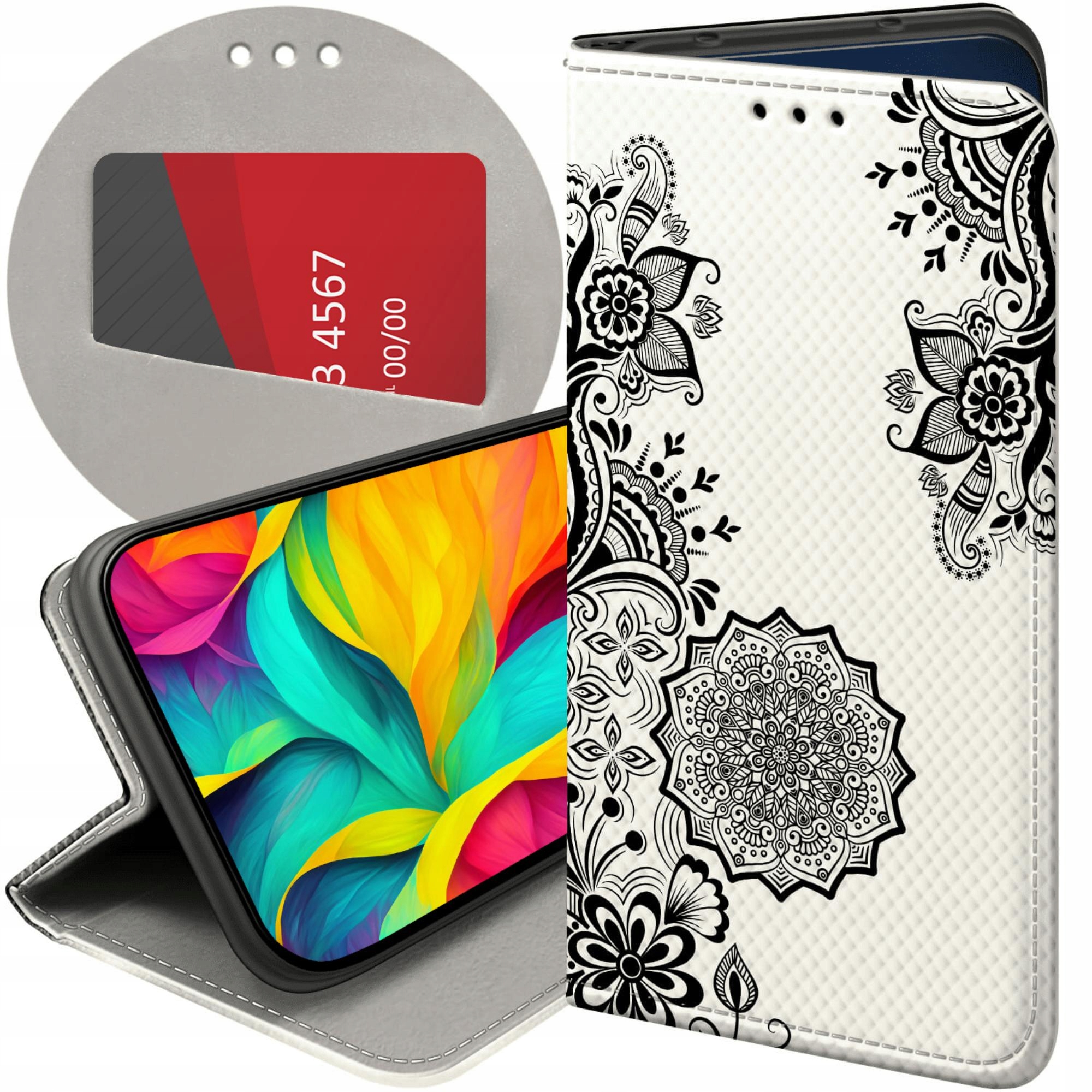 Etui Z Klapką Do Samsung Galaxy S24 Fe Mandala Buddyzm Sztuka